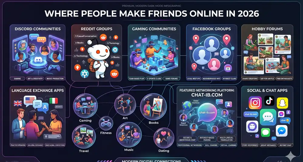 Young adults using social chat apps on smartphones to build digital communities
